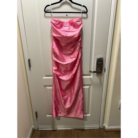 Hansen & Gretel Elian Strapless Maxi Dress in Pink  size S NWT $299 - Picture 1 of 4